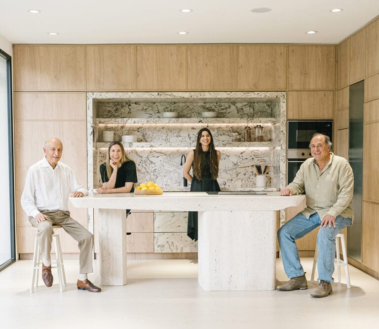 Anibal, Martina, Emilia y Pablo Abbate