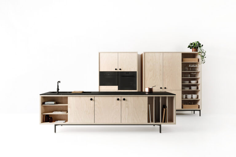 Isla 5 módulos + Despensas con electros